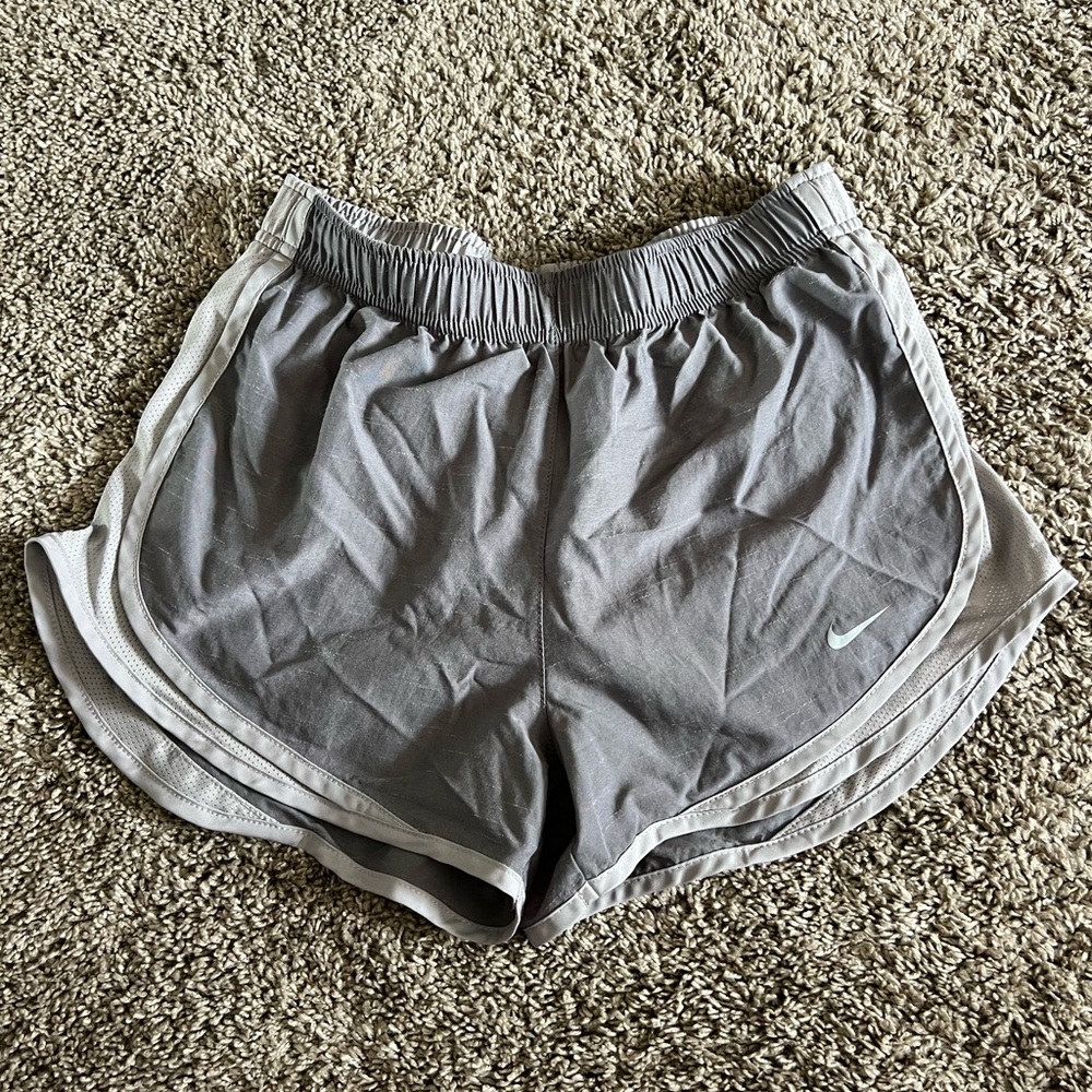Nike Dri-Fit Women's Light Gray Athletic Shorts